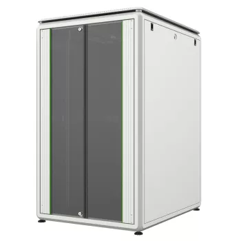 19 colių stelažo spinta Lanview RDL26U81WH – 26U vertikalios vietos, balta