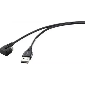 Renkforce USB 2.0, telefono (analoginis) jungiamasis laidas [1x USB 2.0 kištukas A - 1x USB 2.0 kištukas C] 1,00 m juodas (RF-4609276)