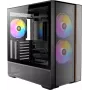 Antec FLUX vidutinis korpusas, ATX/M-ATX/M-ITX, juodas, mažmeninė pakuotė