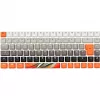 Mechaninė žaidimų klaviatūra Sharkoon SKILLER SGK50 S3 Design Bundle D6 — oranžinė/pilka