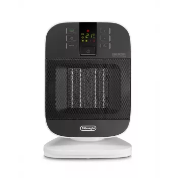 De’Longhi HFX60V20 ventiliatorinis elektrinis šildytuvas, juodas/baltas, 2000 W
