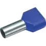 Cimco 187714 Dviguba ferulė 16 mm² iš dalies izoliuota mėlyna 100 vnt.