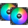 Thermaltake CT120 Reverse ARGB 120mm korpuso ventiliatoriai, 2 vnt. pakuotė, juodi