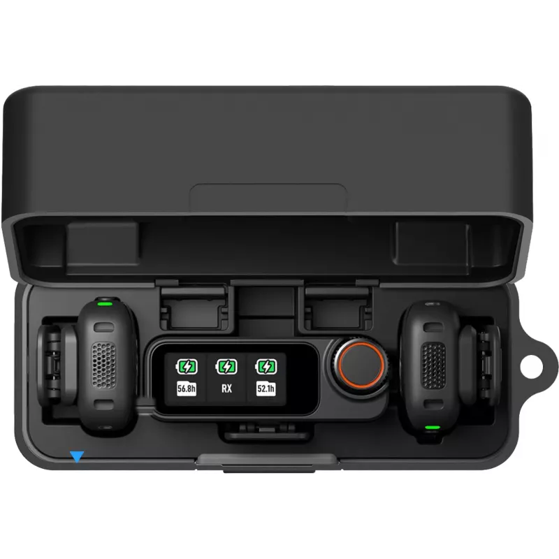 PULUZ Silikoninis apsauginis dėklas su įkrovimu DJI Mic 3 (Juoda)