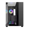 Korpusas Darkflash TH285 (juodas) + 4 ventiliatoriai