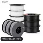 3D spausdinimo filamentas Creality PLA+ 1,75 mm balta pilka 1 kg