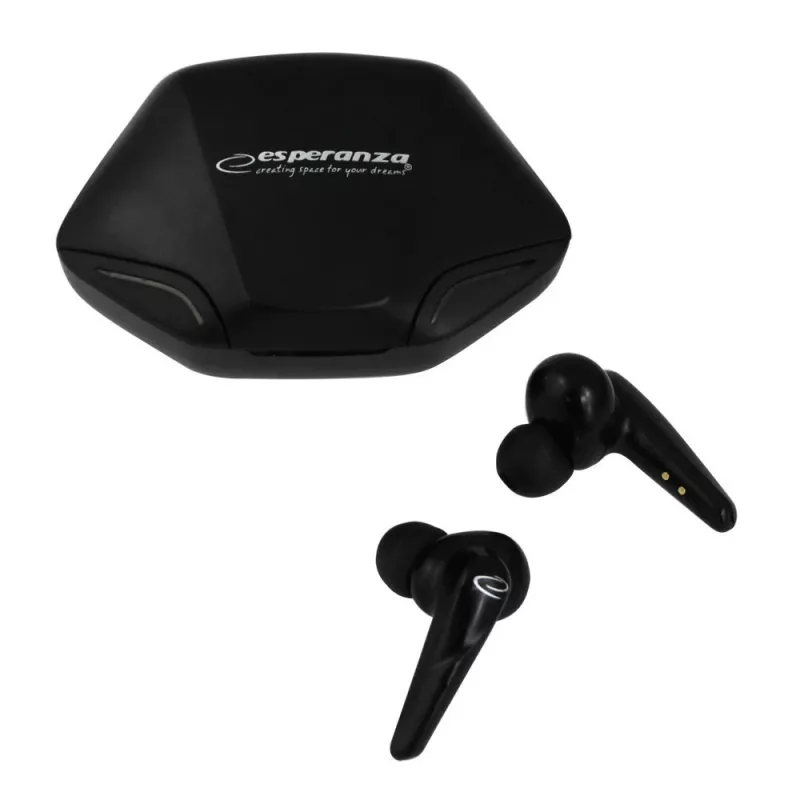 Esperanza EH231K belaidės ausinės/ausinės su mikrofonu, į ausį, skambučiai/muzika, Micro-USB, Bluetooth, juodos