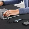 USB 3.0 4-in-1 HUB adapteris, 4x USB 3.0