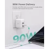 AUKEY PA-B6S Balta Omnia Mix GaN itin greitas sieninis įkroviklis