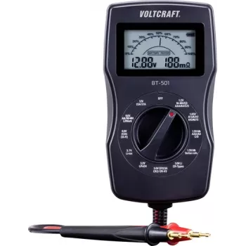 VOLTCRAFT Baterijų testeris BT-501 Matavimo diapazonas 1,2 V, 1,5 V, 3 V, 6 V, 3,7 V, 9 V, 12 V