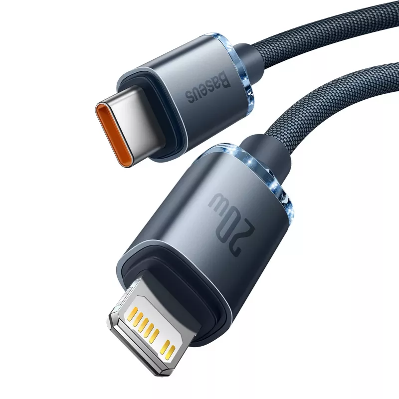 Baseus CAJY000301 mobiliojo telefono kabelis pilkas 2 m USB C Lightning