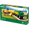 Traukinys Ravensburger BRIO Farm Train 33404 – kaimo tematikos, įvairiaspalvis, tinka nuo 0,3 iki 99 metų