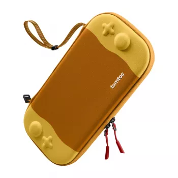 Plonas apsauginis dėklas Tomtoc FancyCase-G05, skirtas Nintendo Switch 2, geltonas