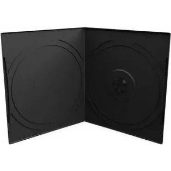 MEDIARANGE BOX10 – DVD dėklas – 1 diskui – juodas – plastikinis – 120 mm × 125 mm