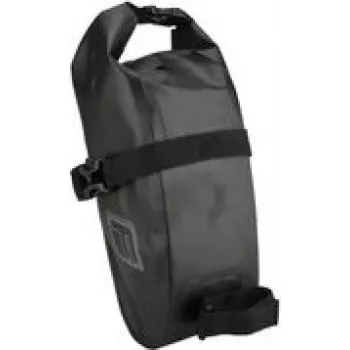Dviračio balno krepšys FISCHER Waterproof M — juodas, PVC, po balnu