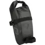 Dviračio balno krepšys FISCHER Waterproof M — juodas, PVC, po balnu