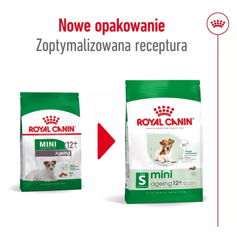 ROYAL CANIN Mini Ageing Adult +12 – sausas šunų ėdalas – 3,5 kg