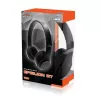 Belaidės ausinės MEDIA-TECH EPSILION BT MT3591 Bluetooth 4.2, radijas FM, mikrofonas, juodos