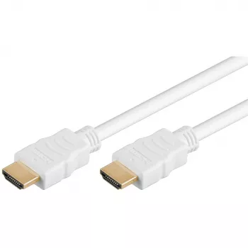 Goobay HDMI kabelis 5 m, A tipo kištukas – kištukas, 18 Gbit/s, baltas