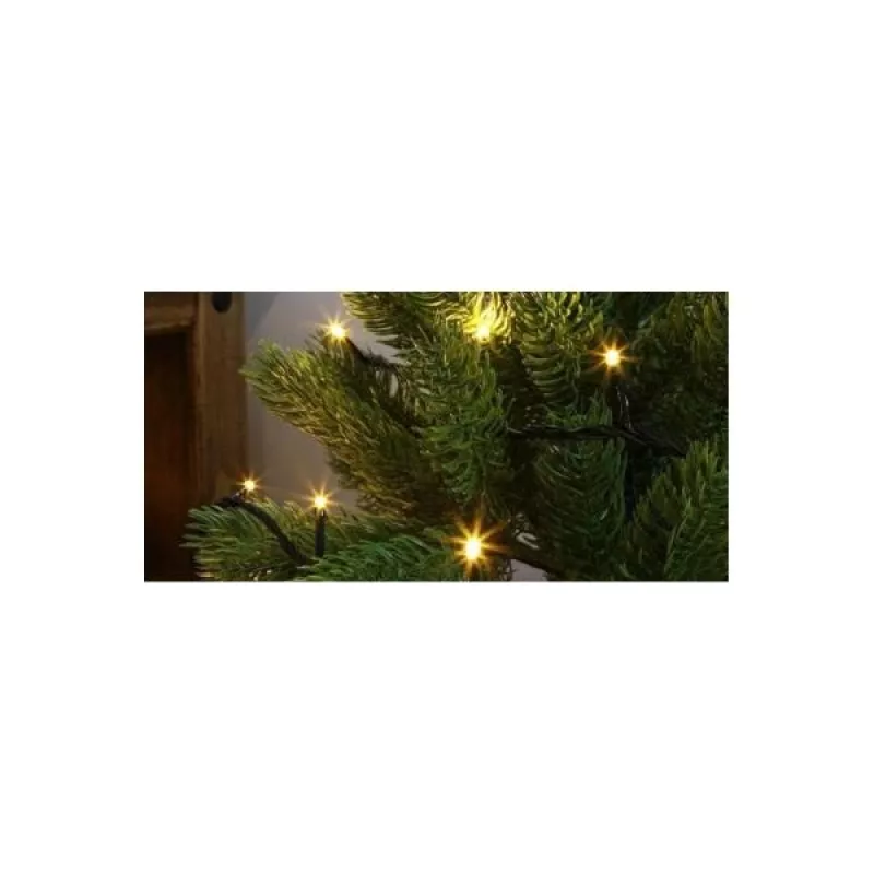 WOOX R5170 protingos kalėdinės lemputės Wi-Fi 40 metrų, 400 šviesos diodų, 230 liumenų, šilta balta šviesa su reguliavimu ir garso režimu