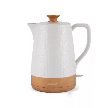 Elektrinis virdulys Maestro MR-076 1,8 L 1800 W Keraminis korpusas, Baltas/Medinis