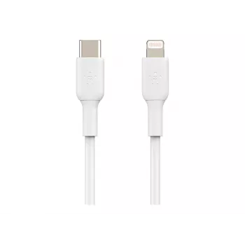 Kabelis Belkin BoostCharge USB-C / Lightning 2 m baltas