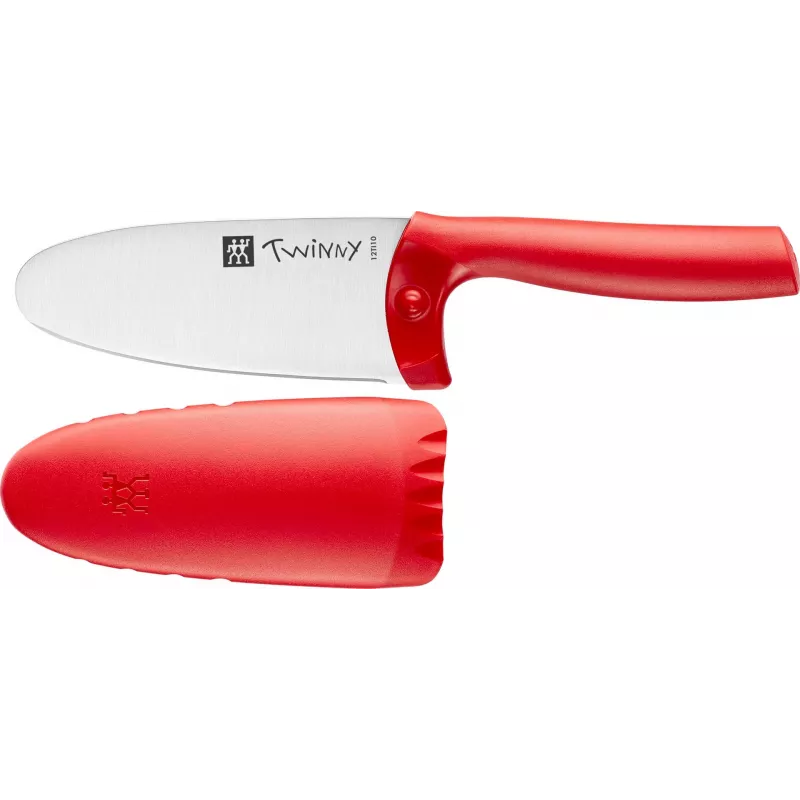 ZWILLING Twinny šefo peilis 36550-101-0 10 cm raudonas – maisto gaminimo pamokos vaikams