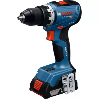 Gręžtuvas-suktuvas Bosch GSR 18V-65 su 2x 4.0Ah akumuliatoriais