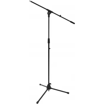 Mikrofono stovas Omnitronic MS-2 su ištraukiama ranka, juodas