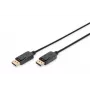 Jungiamasis kabelis DisplayPort su užraktu 1080p 60Hz FHD, tipas DP / DP, kištukas/kištukas, juodas, 1 m