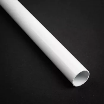 Vamzdelis PC aušinimui BitsPower BP-NCBHT16DW-L300 — žalvarinis Ø16 mm, ilgis 300 mm, baltas