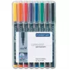 Permanentiniai markeriai Staedtler 317 WP8 8 spalvų rinkinys