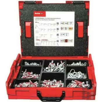 FISCHER 553119 L-Boxx Elektro Duopower (553119) – Dėžė su kaiščiais
