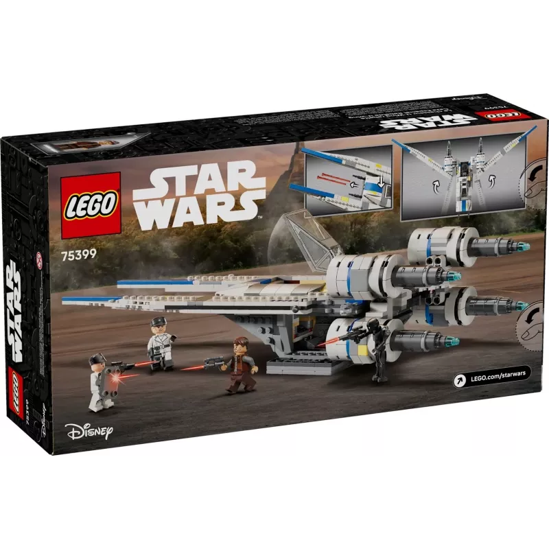 LEGO STAR WARS 75399 Sukilėlių U-Wing žvaigždžių naikintuvas