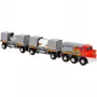 Traukinys BRIO World Santa Fe Train Trains of the World įvairiaspalvis