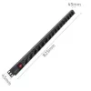 Qoltec aliumininis PDU stelažui | 16A | 16 x Schuko | Vertikalus | 1,8 m