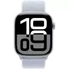 APPLE Watch Series 10 GPS 46mm sidabrinis aliuminio korpusas su Blue Cloud sportine kilpa