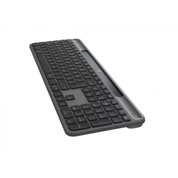 Logitech belaidė klaviatūra RF ir Bluetooth, QWERTZ vokiškas išdėstymas, grafito spalva 920-013773