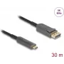 Aktyvus optinis kabelis DELOCK USB-C į DisplayPort 30 m (81609)