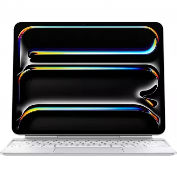 Apple Magic Keyboard iPad Pro 13 colių M4 JAV anglų QWERTY Baltas