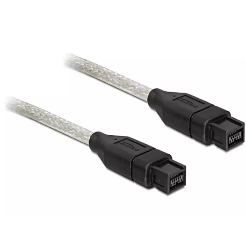 FireWire kabelis DeLOCK FireWire B/B 1,0 m pilkas