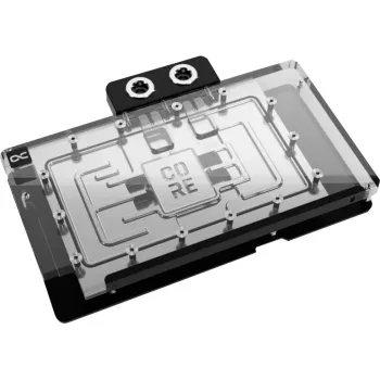 Vandens blokas vaizdo plokštei Alphacool WAK Core, skirtas GeForce RTX 5080, suderinamas su TUF Gaming galine plokšte