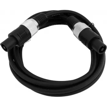 Garsiakalbio laidas Omnitronic 2 x 2,5 mm², 5 m, juodas