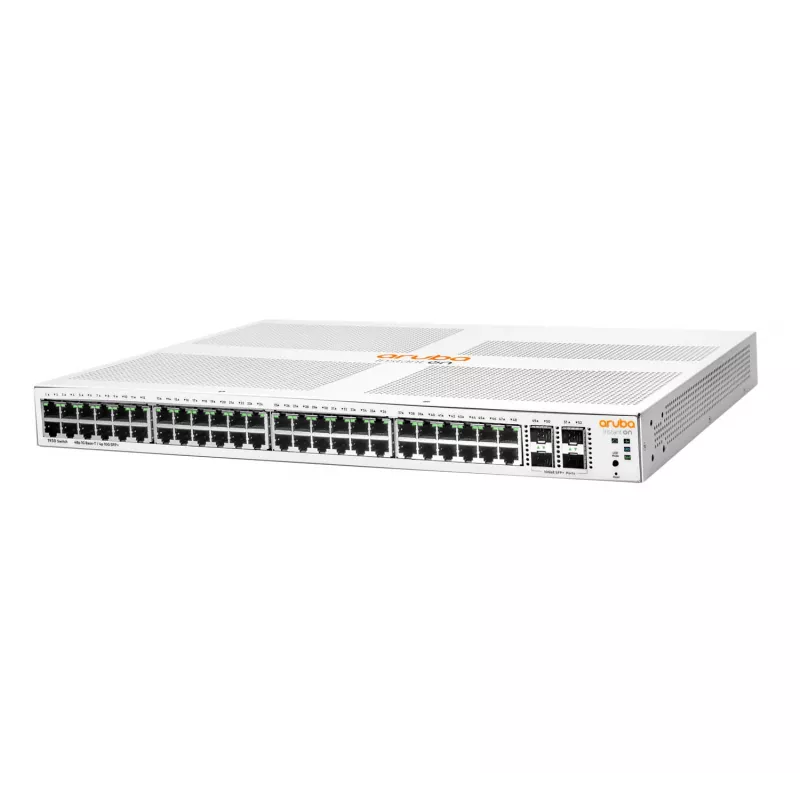 Aruba Instant On 1930 48G PoE 4SFP/SFP+ 370W valdomas L2+ gigabitinis Ethernet komutatorius (10/100/1000), 1U, baltas