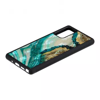 Apsauginis dėklas iKins Samsung Galaxy Note 20 – Aqua Agate dizainas