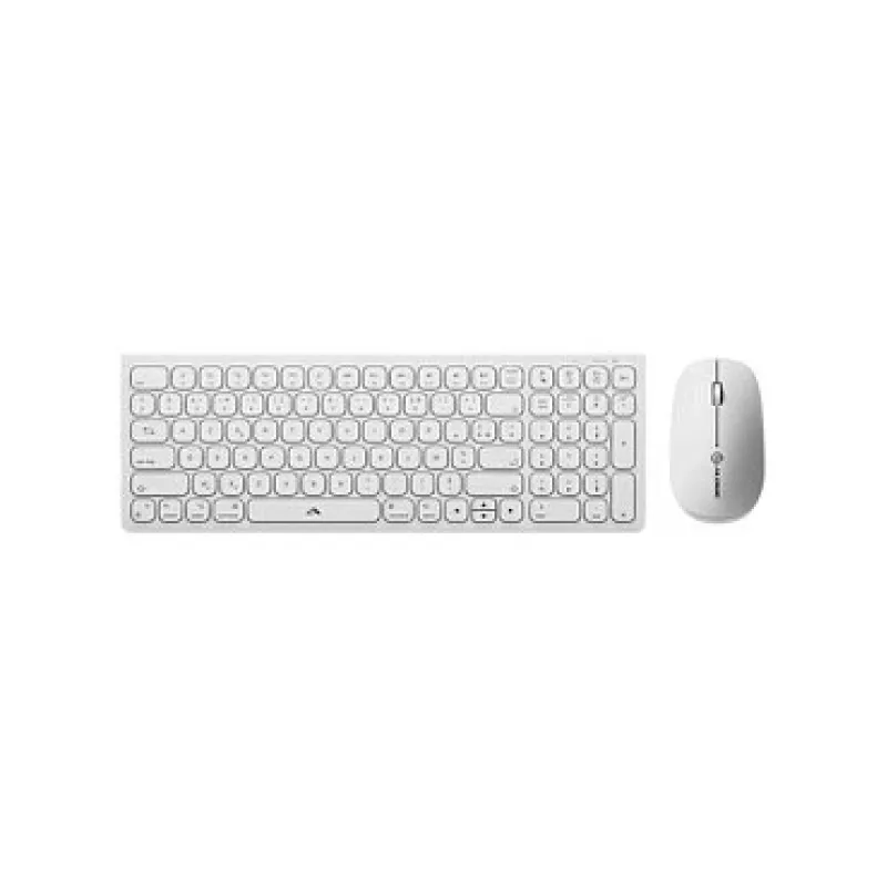 Alogic Echelon Compact USB-C BT klaviatūra vokiška + pelė balta - belaidė klaviatūra USB-C