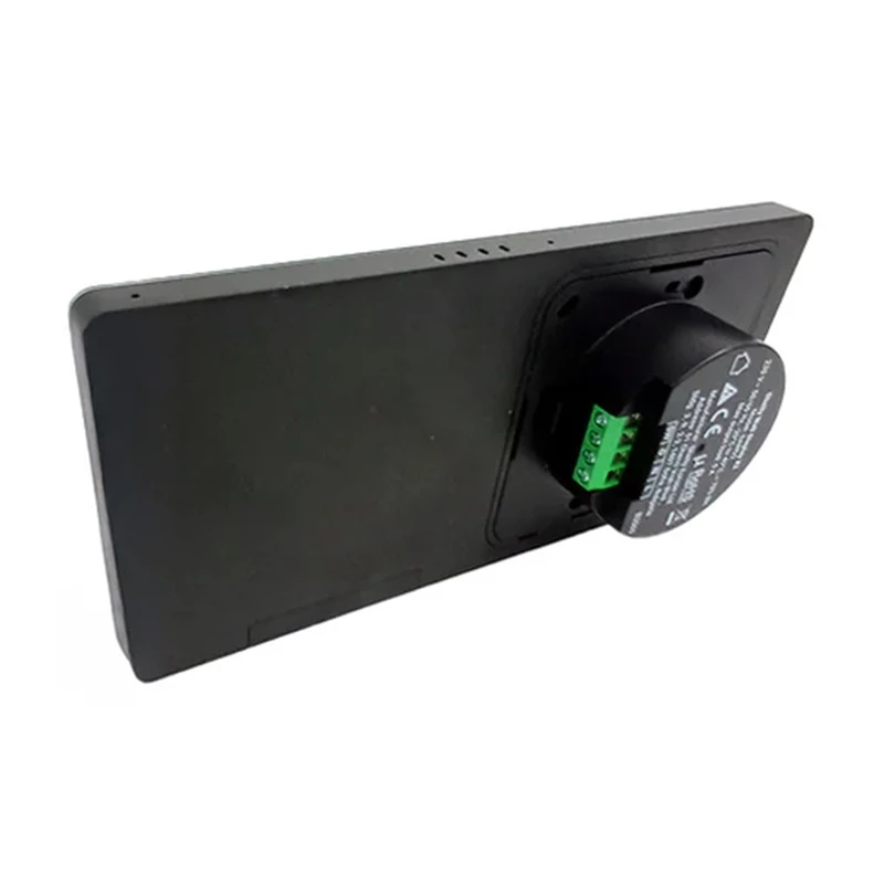 Shelly Wall Display X2 WiFi/BLU juodas su H&T – Dvigubas valdymo skydelis