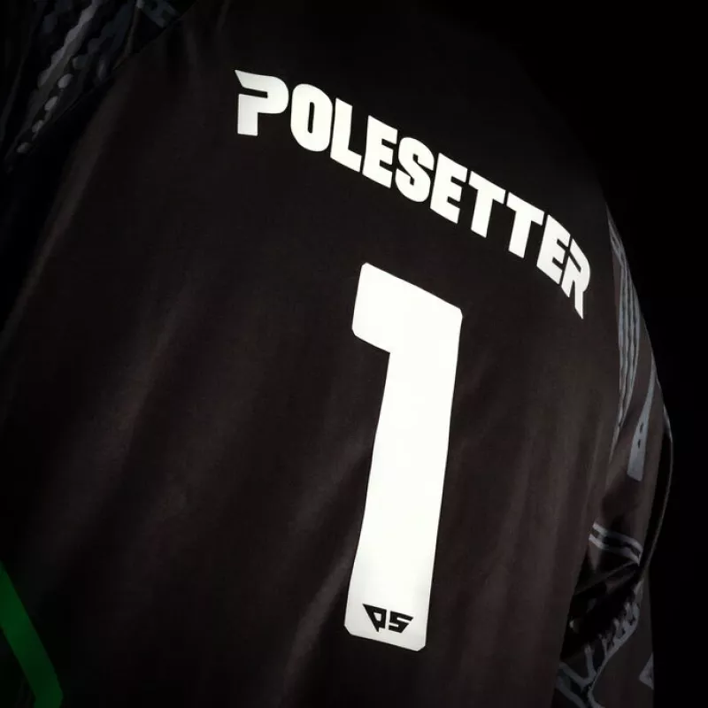 Polesetter ONE Simracing Marškinėliai Žali - XXL