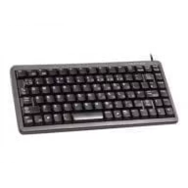 CHERRY Compact G84-4100LCADE-2 kompaktiška klaviatūra (USB + PS/2, QWERTY, juoda)