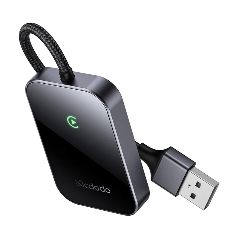 Belaidis CarPlay adapteris su USB laidu McDodo CA-7210 juodas
